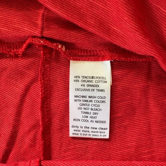 Toad & Co Red Daisy Skirt size S - Picture 3 of 3